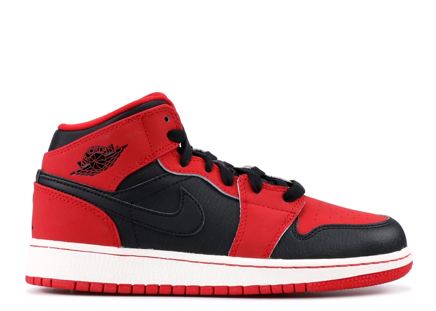 

Кроссовки Air Jordan Air Jordan 1 Retro Mid Gs 'Gym Red Black', черный