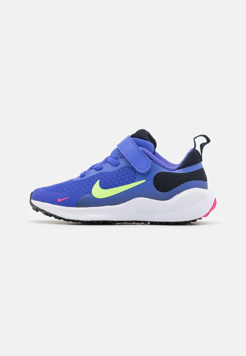 

Кроссовки для соревнований REVOLUTION 7 UNISEX Nike, цвет light ultramarine/lime blast/dark obsidian/white