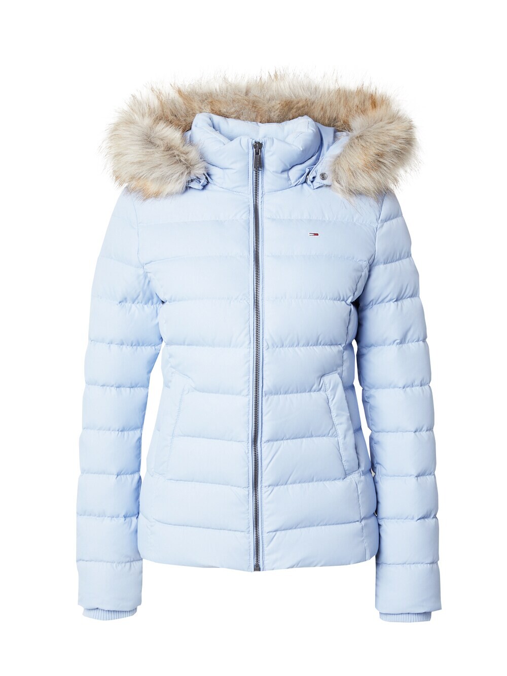 

Зимняя куртка Tommy Jeans Essential, светло-синий