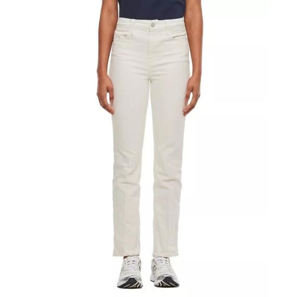 

Джинсы le super high straight leg cotton jeans Frame, серый