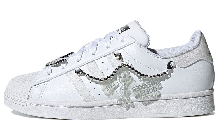 

Adidas Originals Superstar женский белый/серебристый/серый