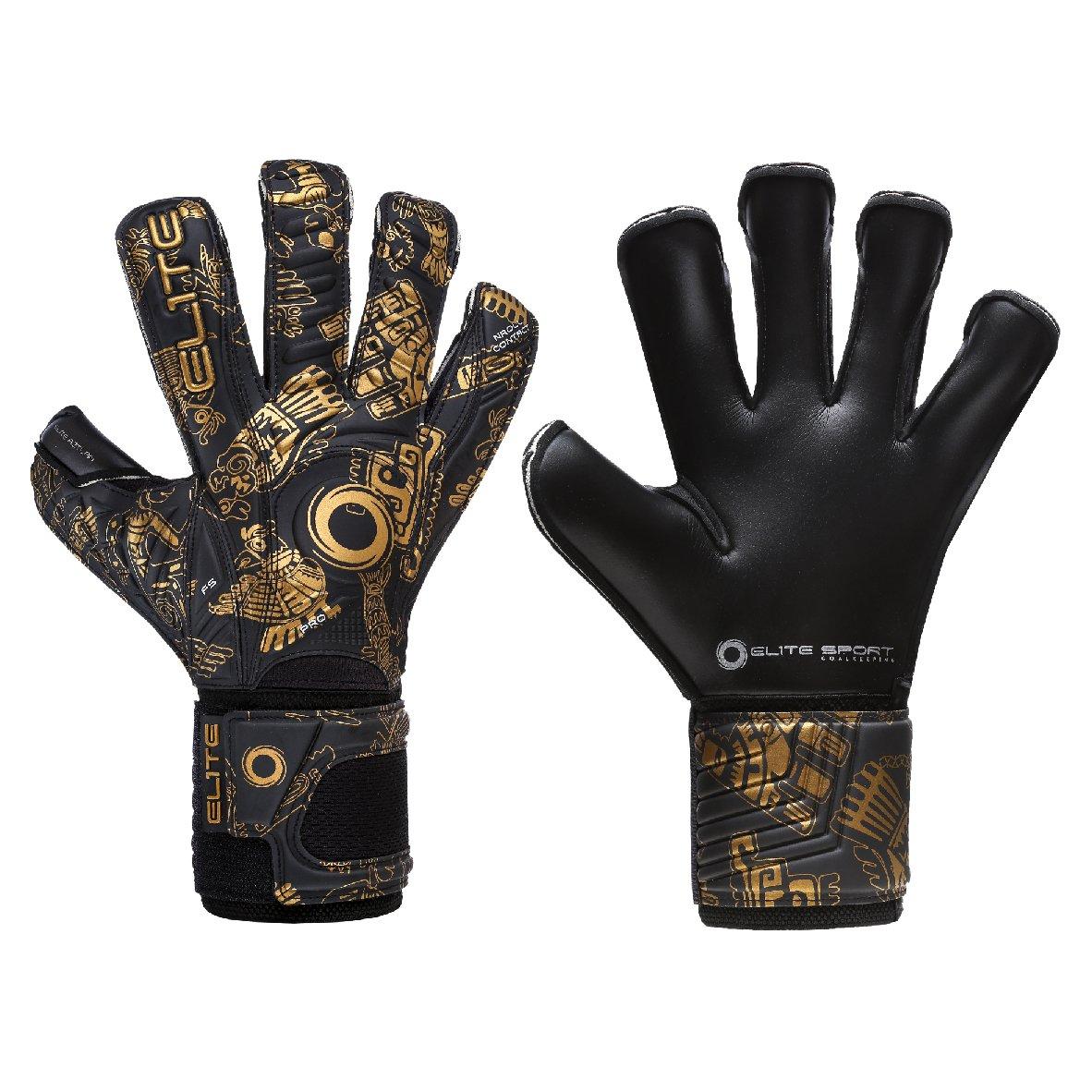Перчатки вратарские Aztlan, размер 9 Elite Sports, черный вратарские перчатки 2k sport размер 10 черный