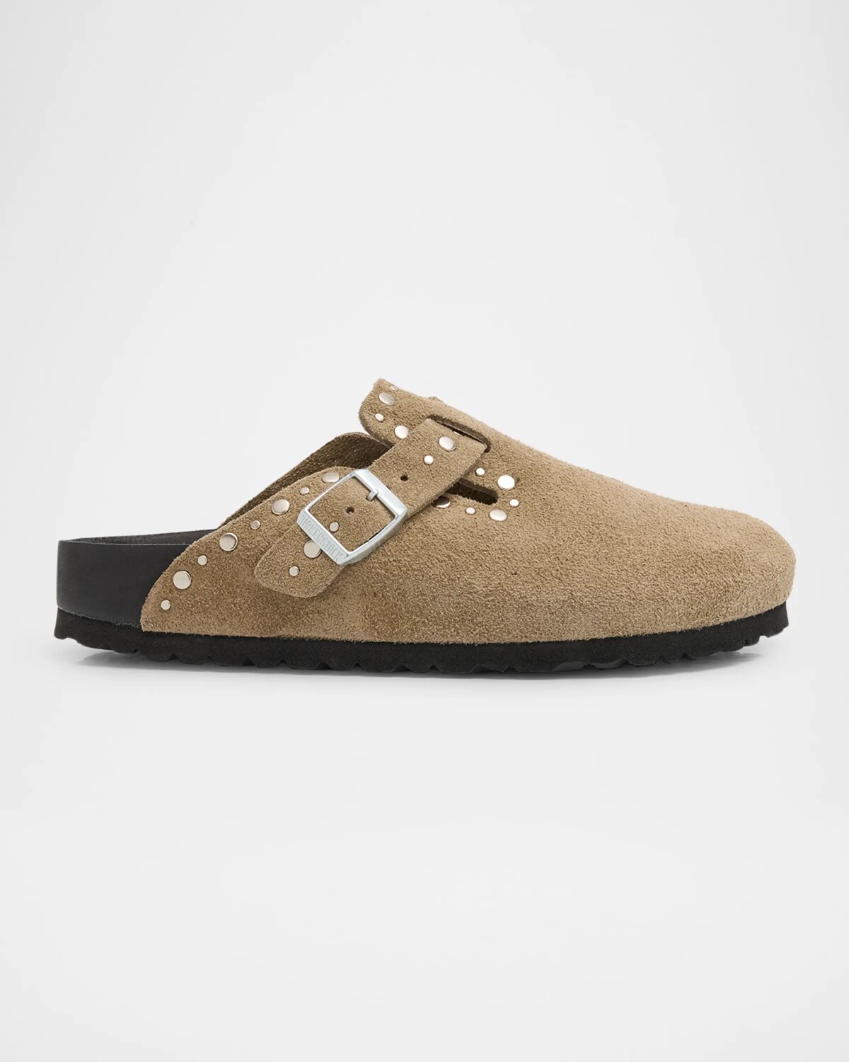 

Замшевые сабо Boston Exquisite Rivets Birkenstock, цвет Taupe