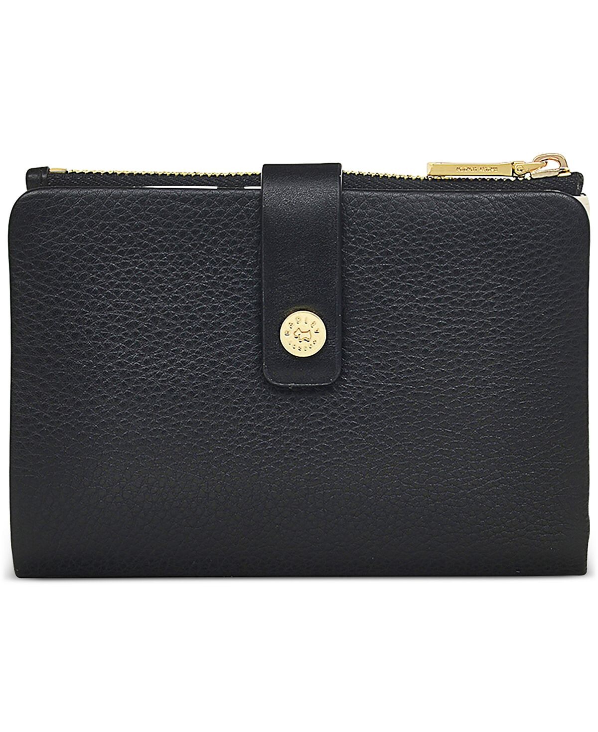 

Кожаный кошелек двойного сложения среднего размера Radley London, черный