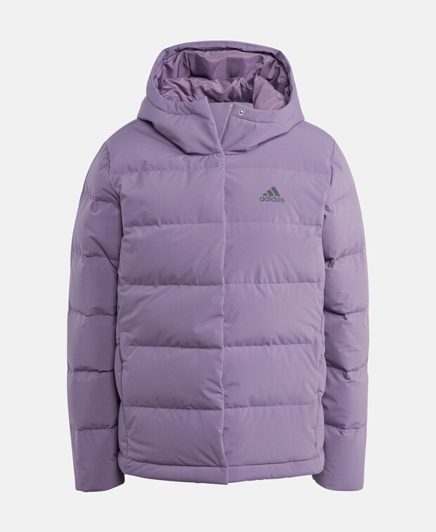 

Пуховик adidas, фиолетовый