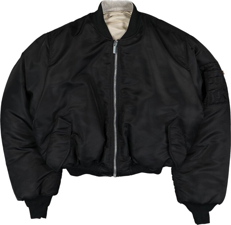 

Куртка VTMNTS x Alpha Industries Bomber 'Black', черный