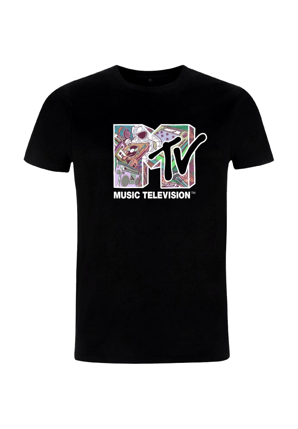 

Футболка с принтом MTV FOR THE LOVE OF MUSIC Henry Tiger, черный