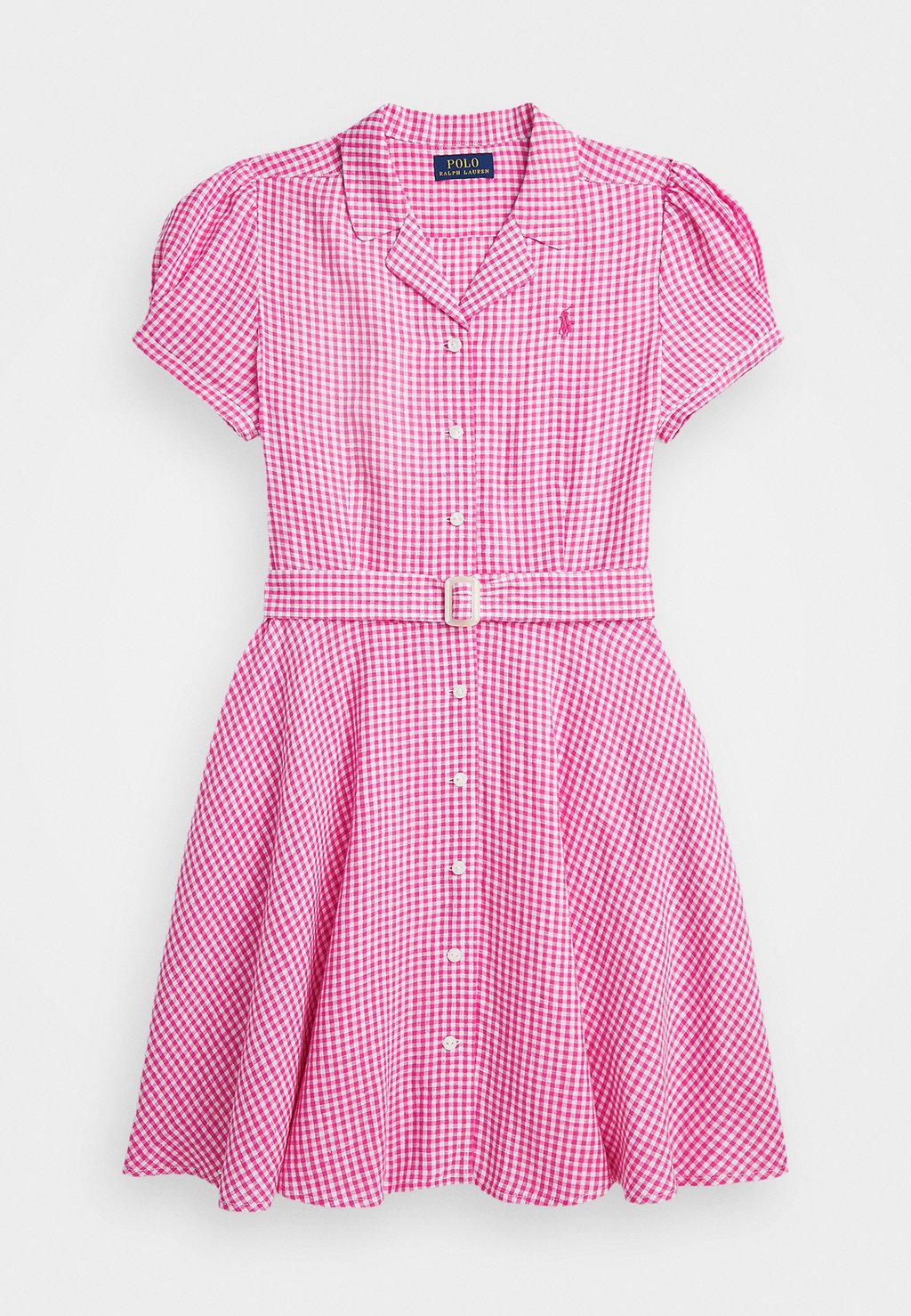 Платье-рубашка Day Dress Polo Ralph Lauren, цвет belmont pink / white