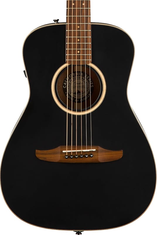 Акустическая гитара Fender Malibu Special Acoustic Guitar. Pau Ferro FB, Matte Black w/bag