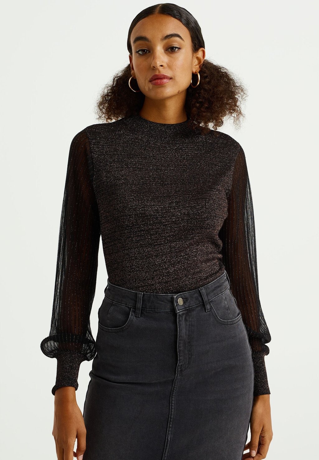 

Вязаный свитер WE Fashion, цвет black