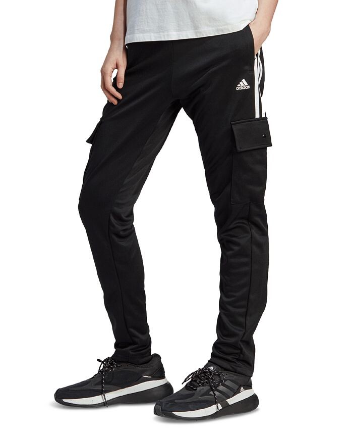 

Женские брюки-карго на кнопках Tiro adidas, черный