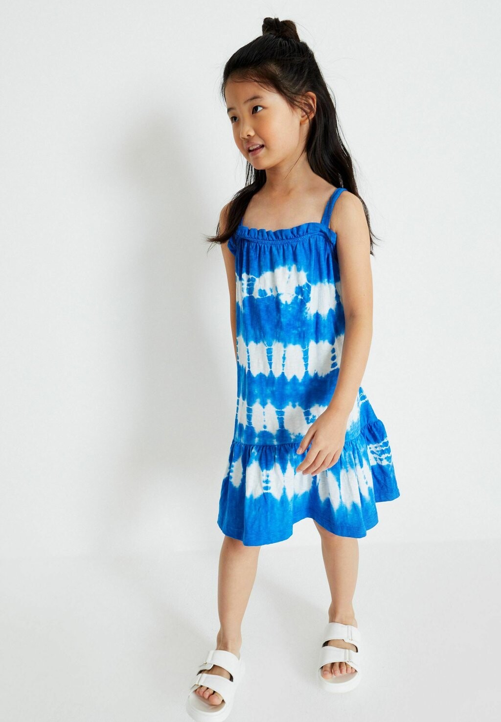 

Платье из джерси Soft Jersey Strappy Shoulder Dress Next, цвет blue white tie dye stripe