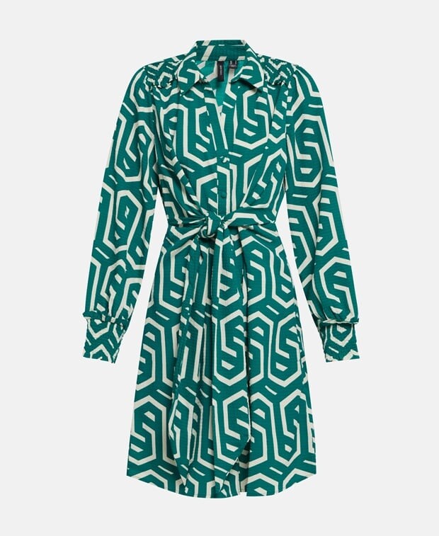 

Платье-рубашка на талии Vero Moda, бензин