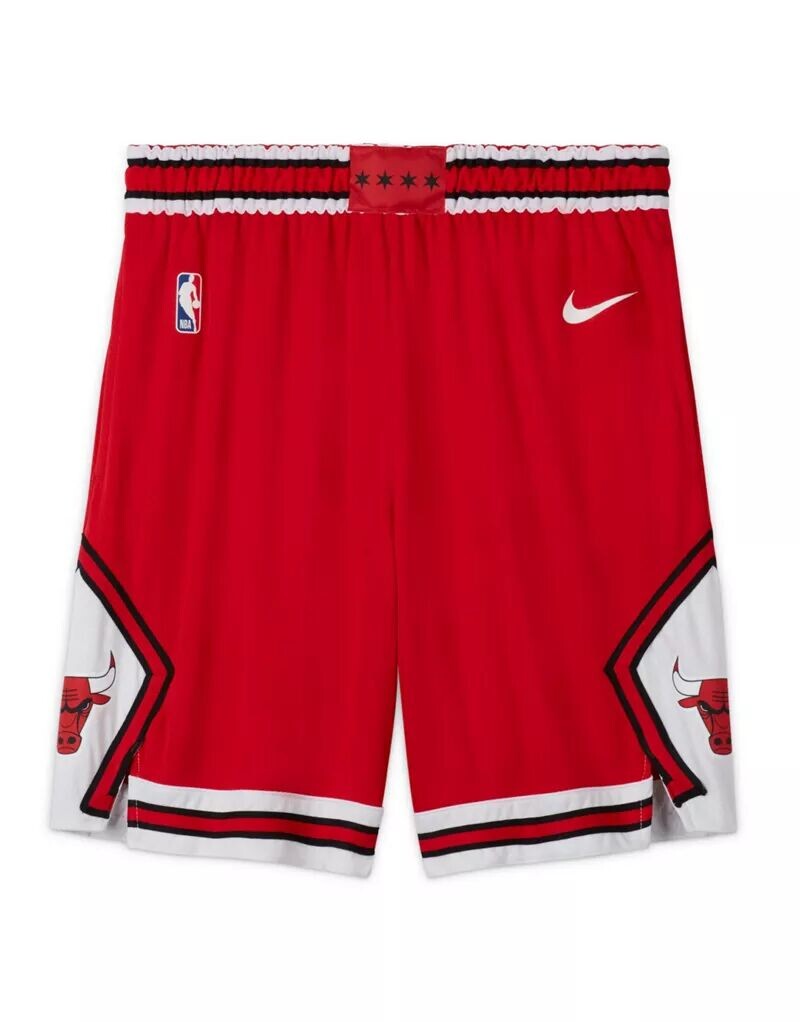 

Красные университетские шорты унисекс Nike NBA Chicago Bulls