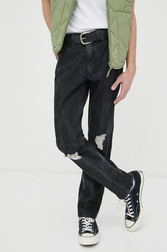 Джинсы Larston x Fender Wrangler, черный джинсы зауженные wrangler размер 36 30 серый