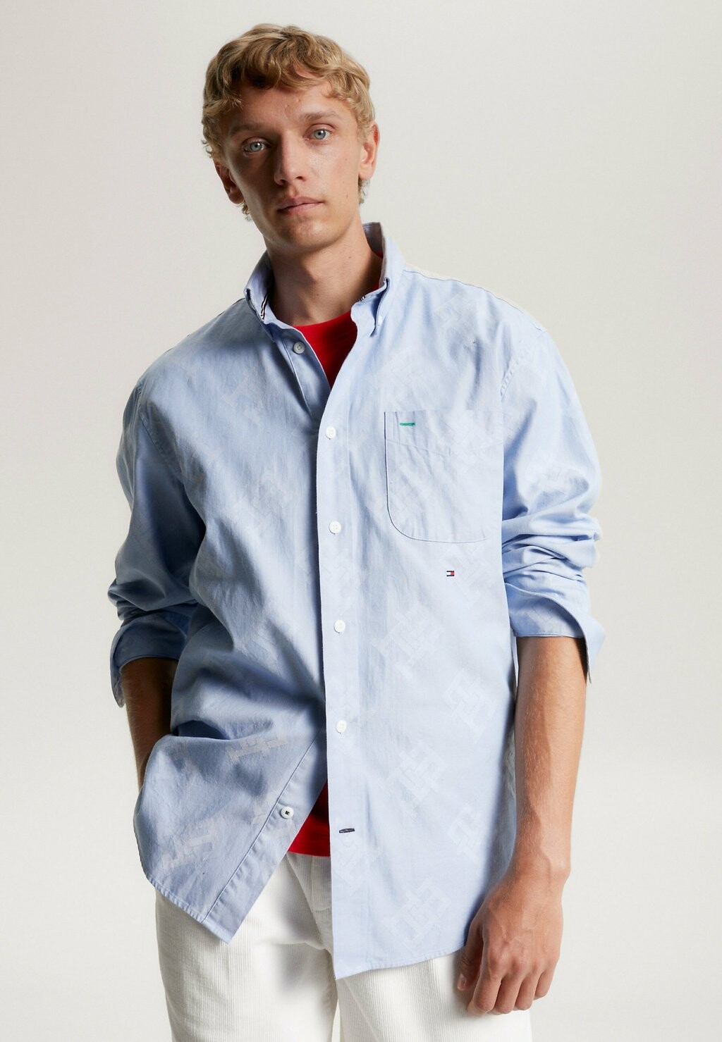 

Рубашка Tommy Hilfiger, синий