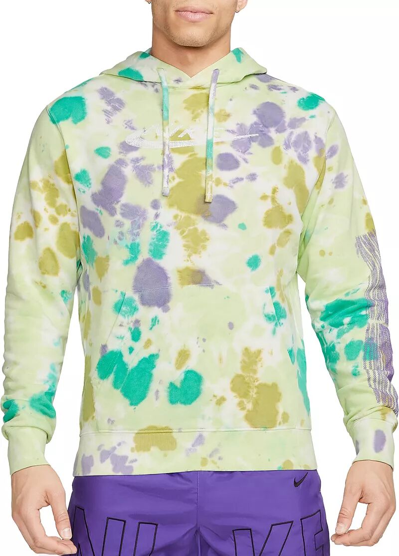 цена Мужской пуловер с капюшоном Nike Sportswear Club Bold Dye