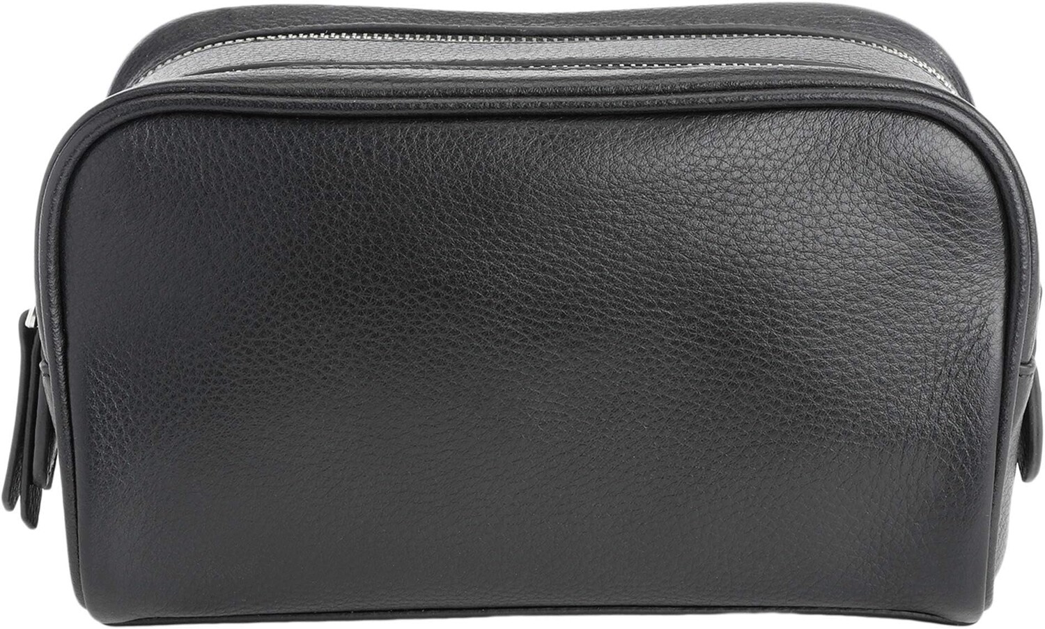 

Косметичка Leather Double Zip Toiletry Bag ROYCE New York, черный