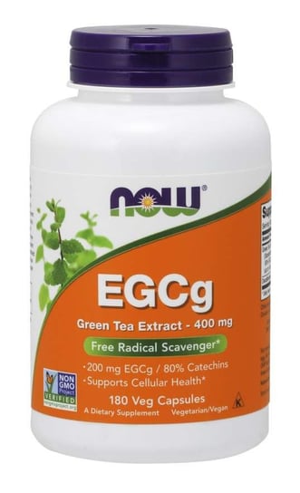 Экстракт зеленого чая Now Foods, EGCg 400 мг - 180 капсул now foods экстракт зеленого чая 400 мг 250 растительных капсул