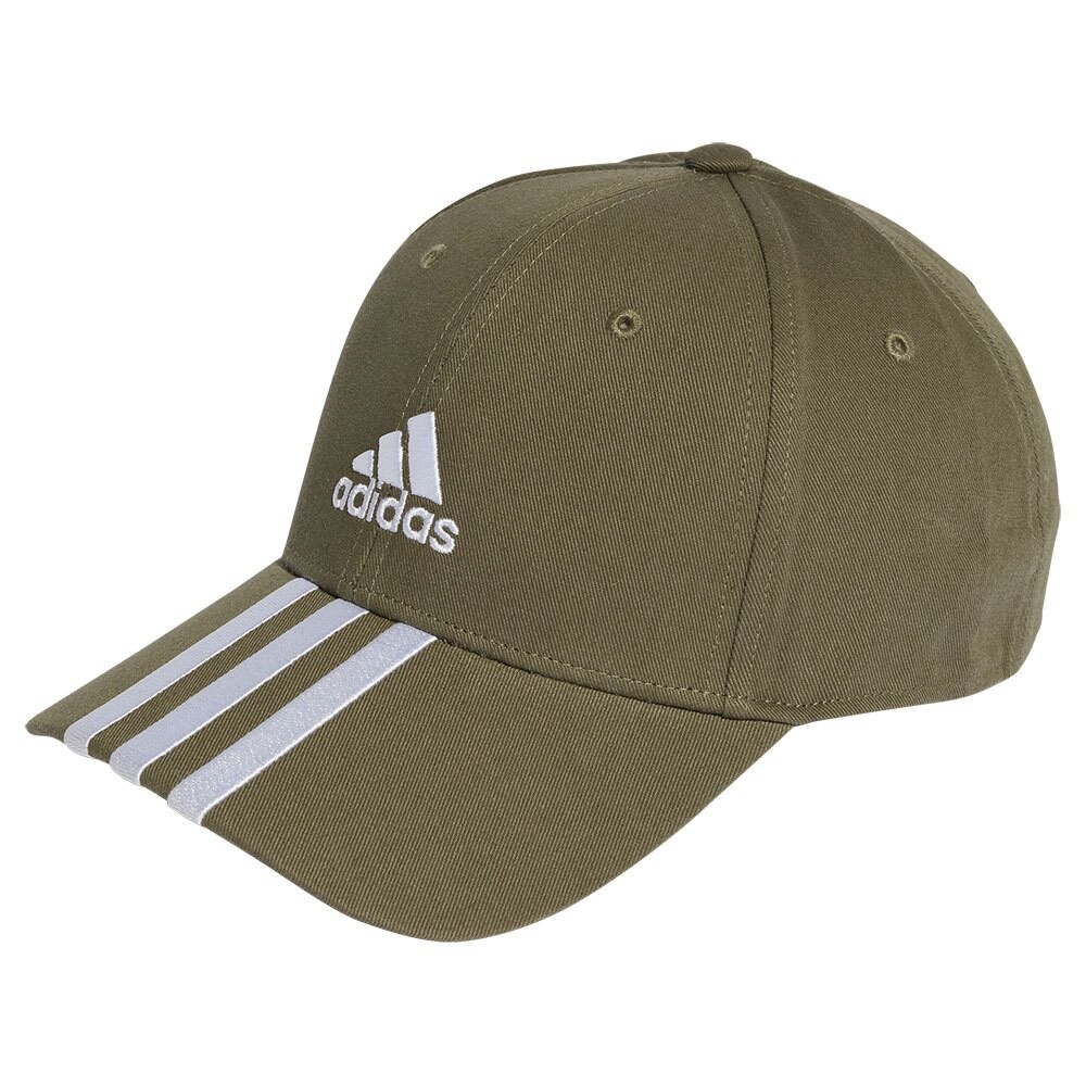 

Бейсболка adidas 3 Stripes Cotton Twill Baseball, зеленый