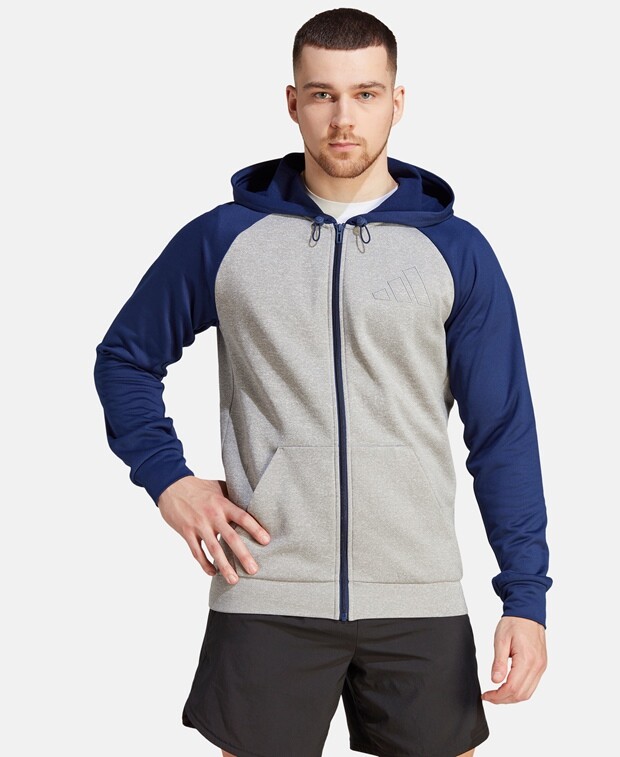 

Толстовка с капюшоном adidas, средне-серый