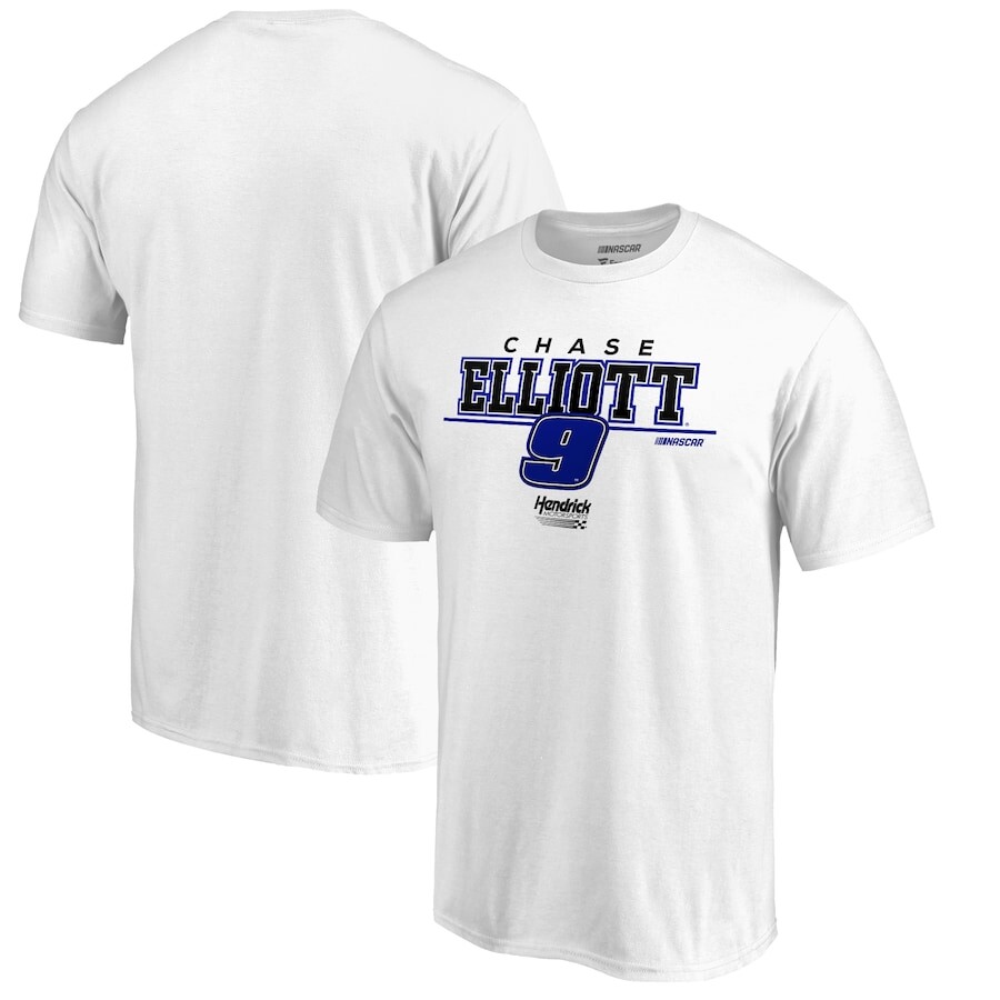 

Футболка с коротким рукавом Fanatics Branded Chase Elliott, белый
