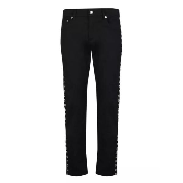 

Джинсы black cotton jeans Alexander Mcqueen, мультиколор
