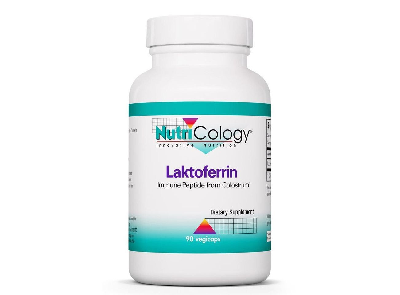 

Nutricology, Лактоферрин, 90 вегетарианских капсул