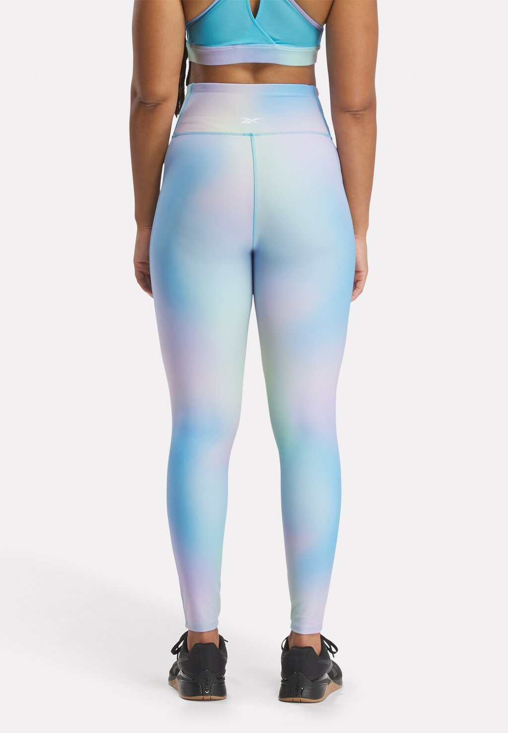 

Тайтсы LUX PRINTED Reebok, синий
