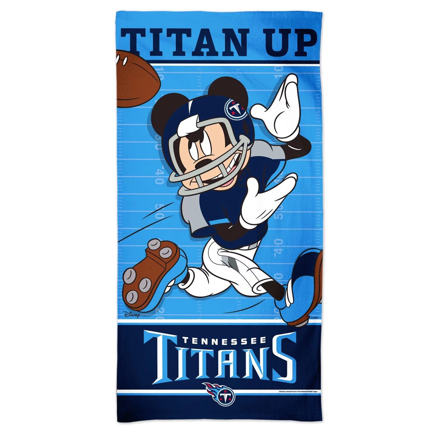 

Пляжное полотенце WinCraft Tennessee Titans 30 x 60 дюймов Disney Spectra