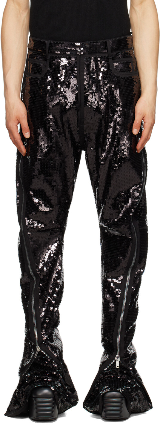 

Черные брюки-бананы Bolan Rick Owens, Черный, Черные брюки-бананы Bolan Rick Owens