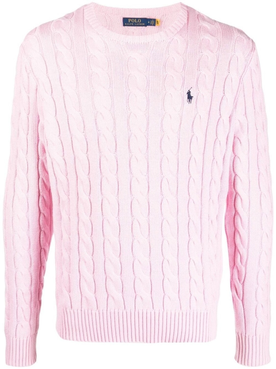 

Polo Ralph Lauren джемпер фактурной вязки с вышитым логотипом, розовый