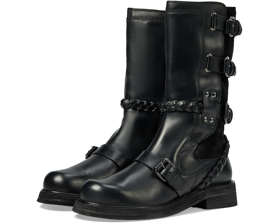 

Ботинки Free People Billie Buckle Boot, черный