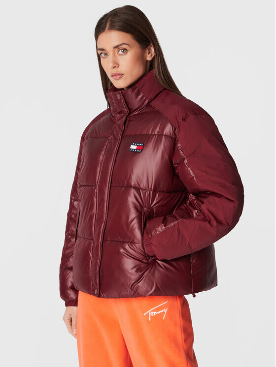 

Пуховик стандартного кроя Tommy Jeans, красный