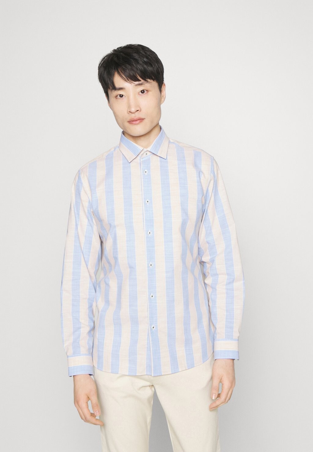

Рубашка JAMES STRIPE LS CLASSIC B Selected Homme, цвет sand