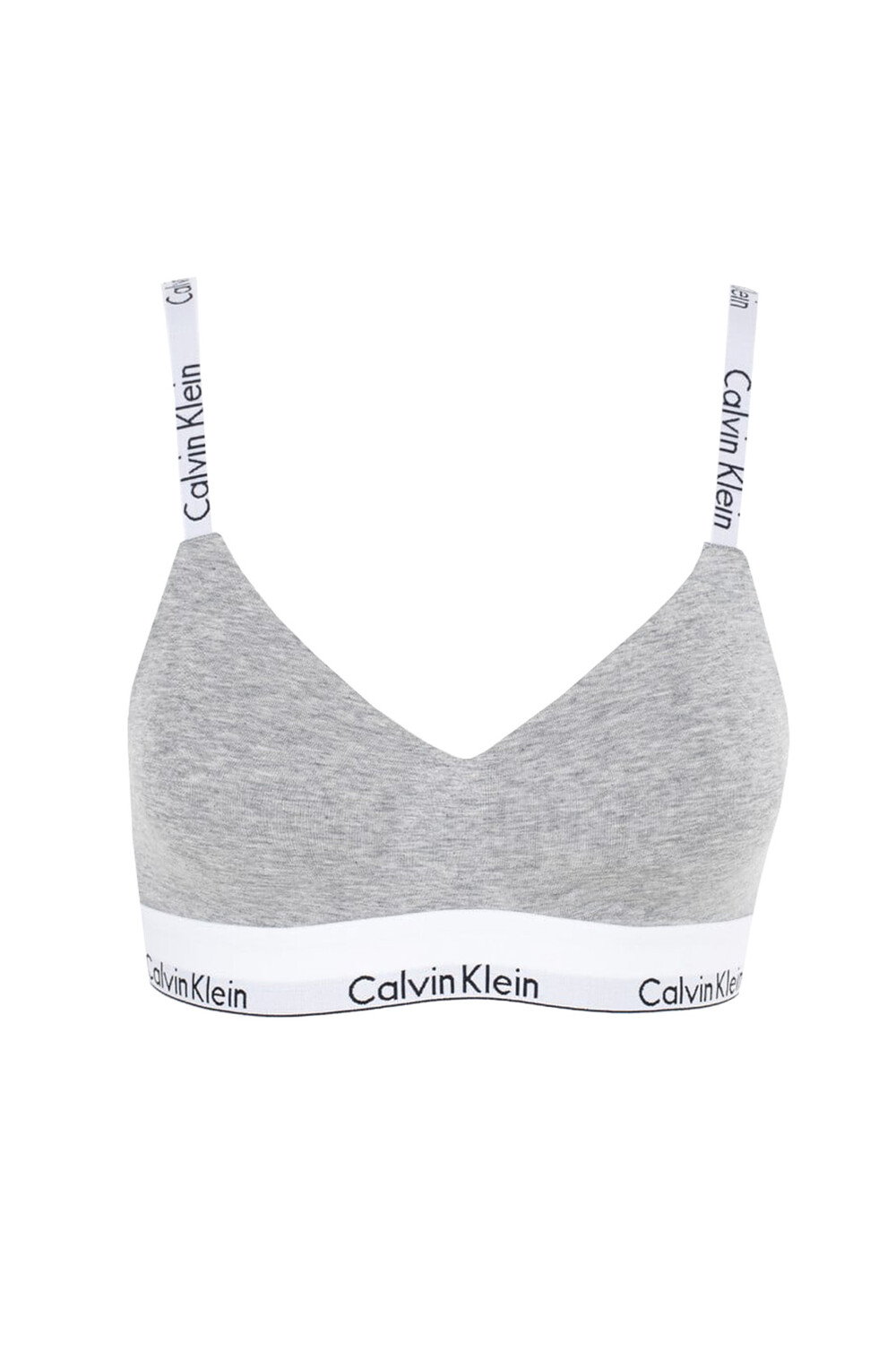 

Женский серый спортивный бюстгальтер Calvin Klein