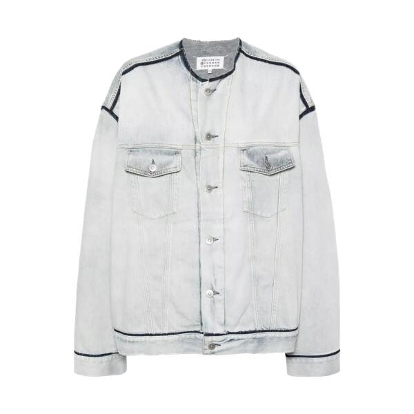

Куртка jeansjacke in heller waschung Maison Margiela, мультиколор