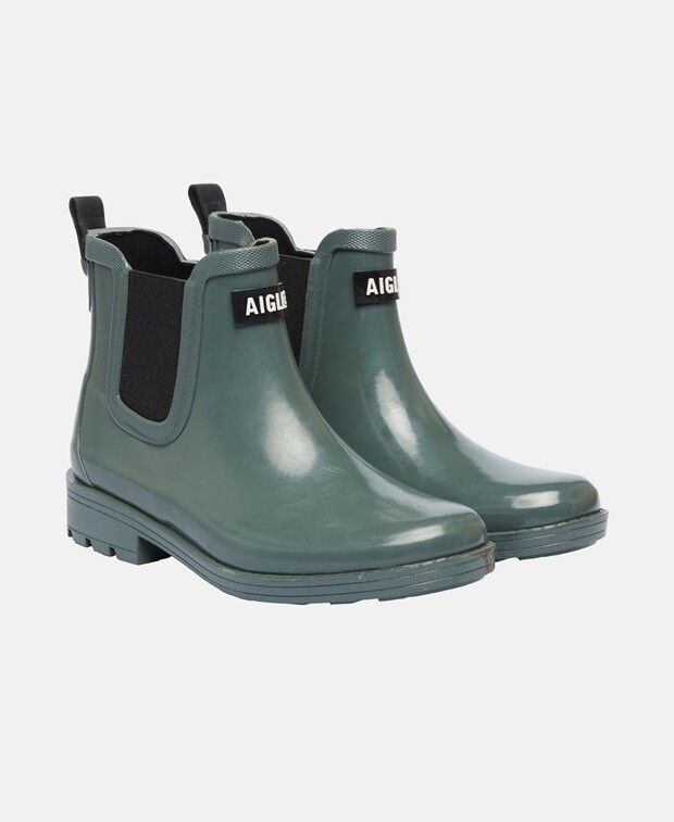 

Резиновые сапоги на щиколотке Aigle, серый
