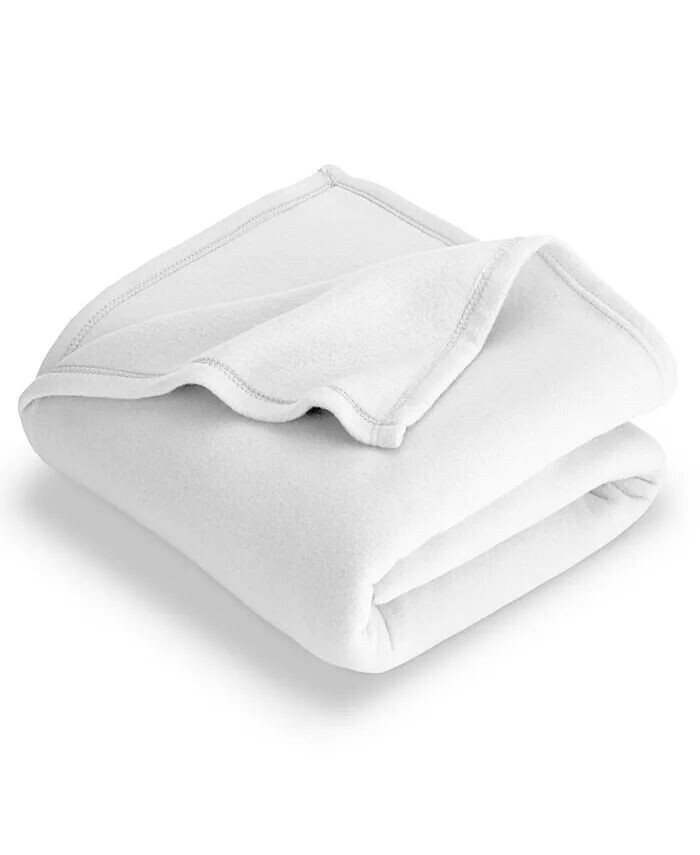 

Одеяло из флиса Twin/Twin XL Bare Home, белый