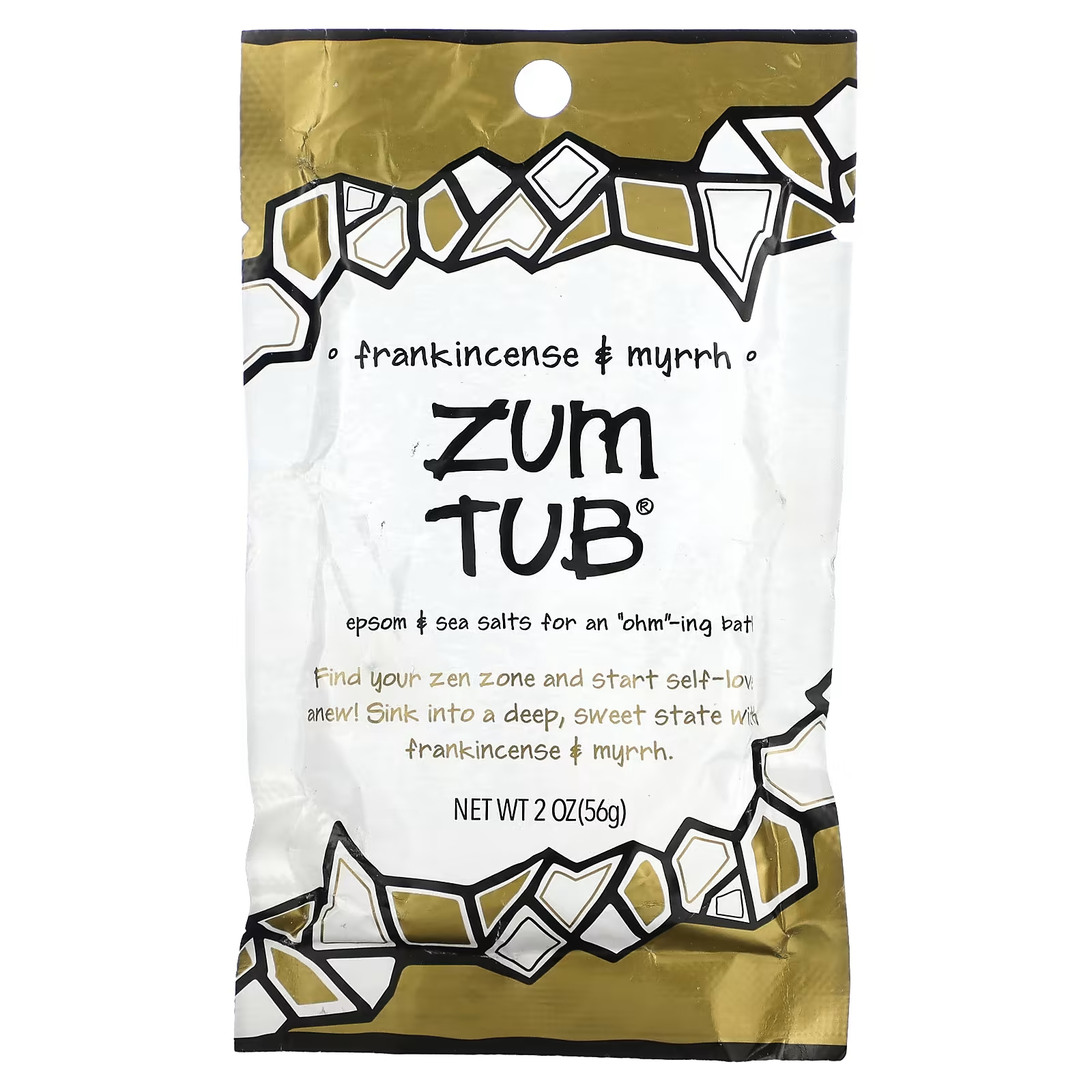 Соль для ванны ZUM Zum Tub ладан и мирра, 56 гр.