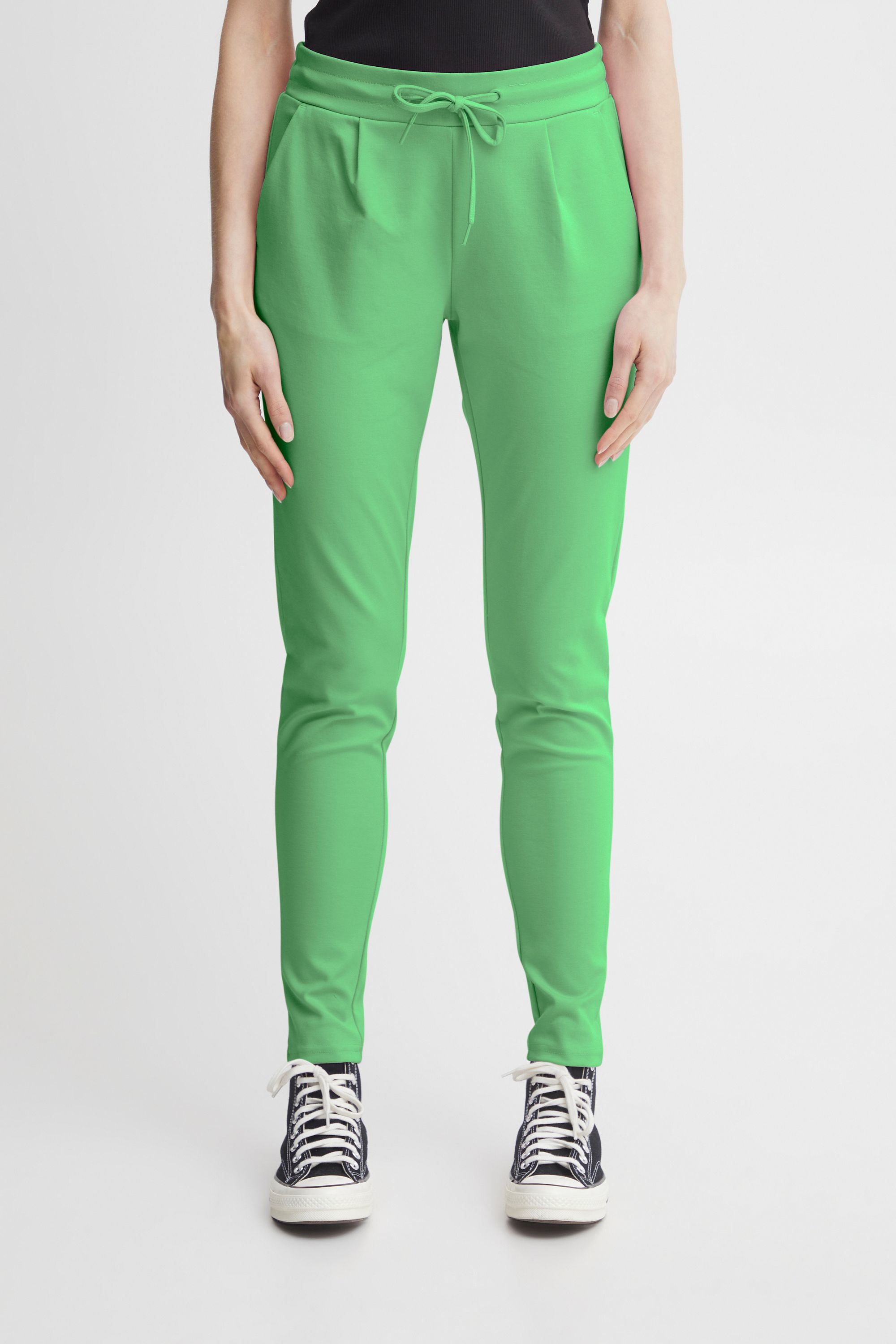Спортивные брюки ICHI Stoff, зеленый