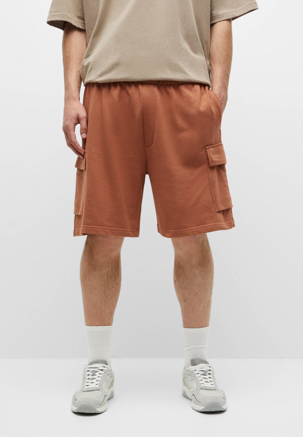 

Шорты BERMUDA STRAIGHT PULL&BEAR, цвет orange