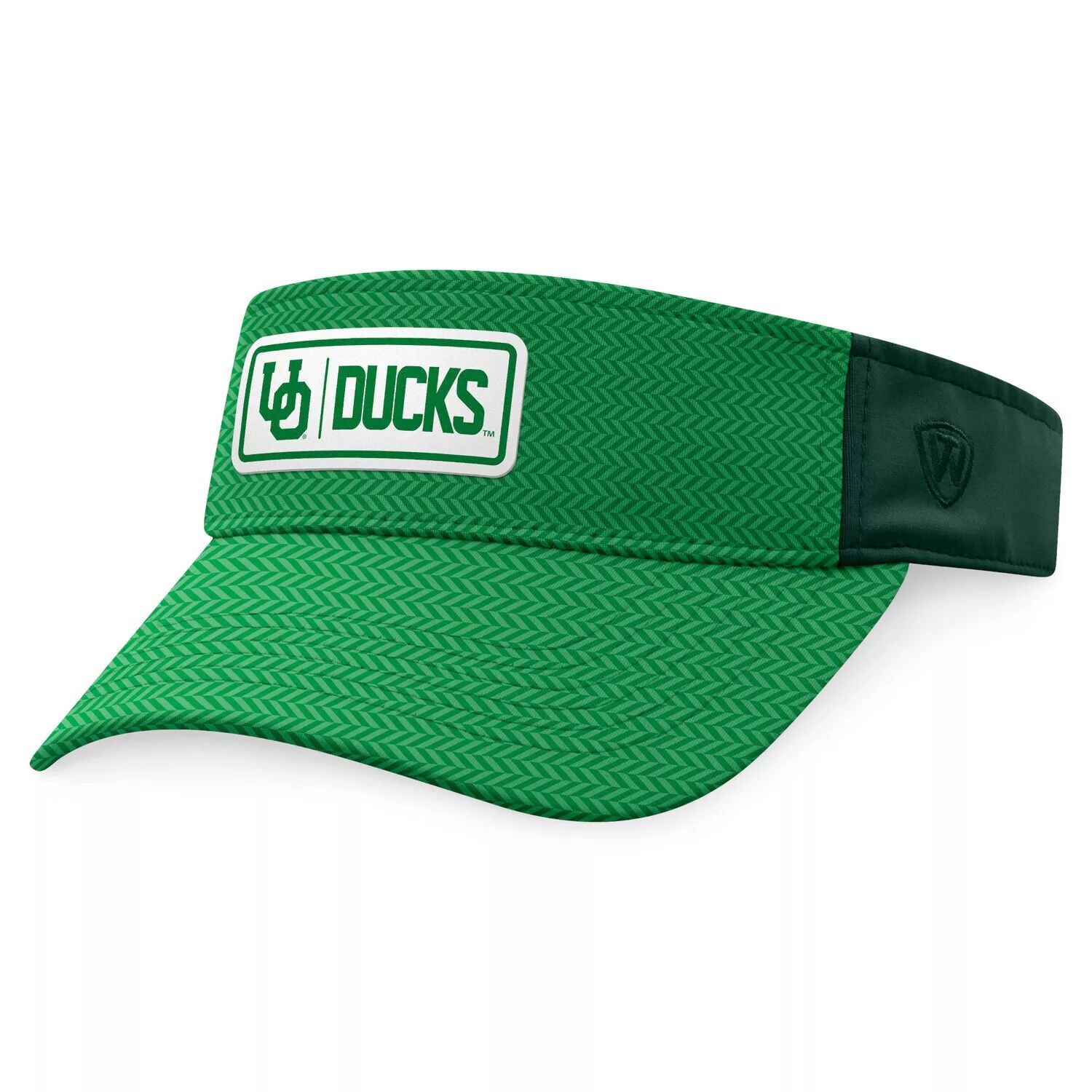 

Мужской регулируемый козырек Top of the World Green Oregon Ducks Sunrise