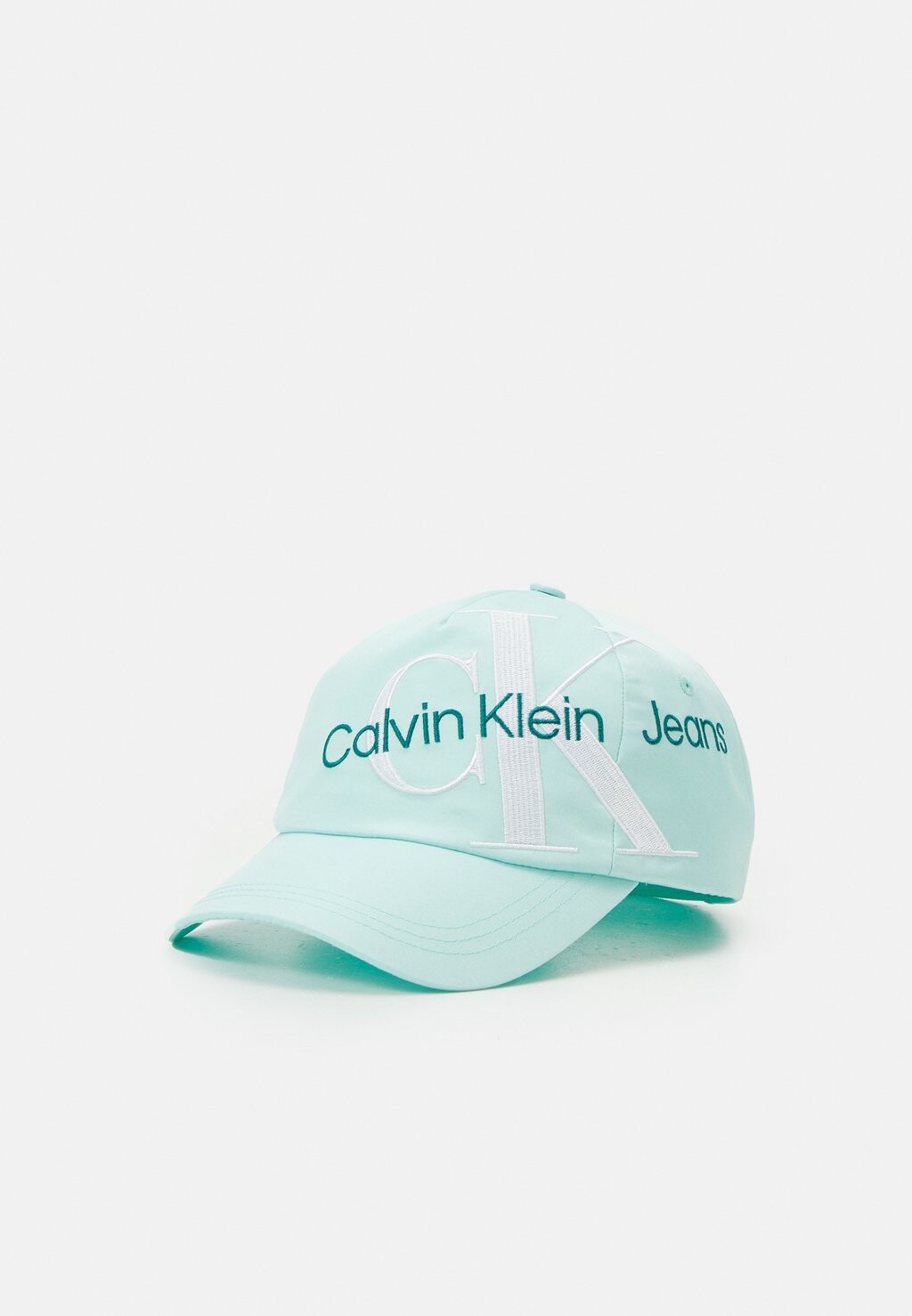

Кепка Slanted Monogram Unisex Calvin Klein Jeans, цвет blue tint