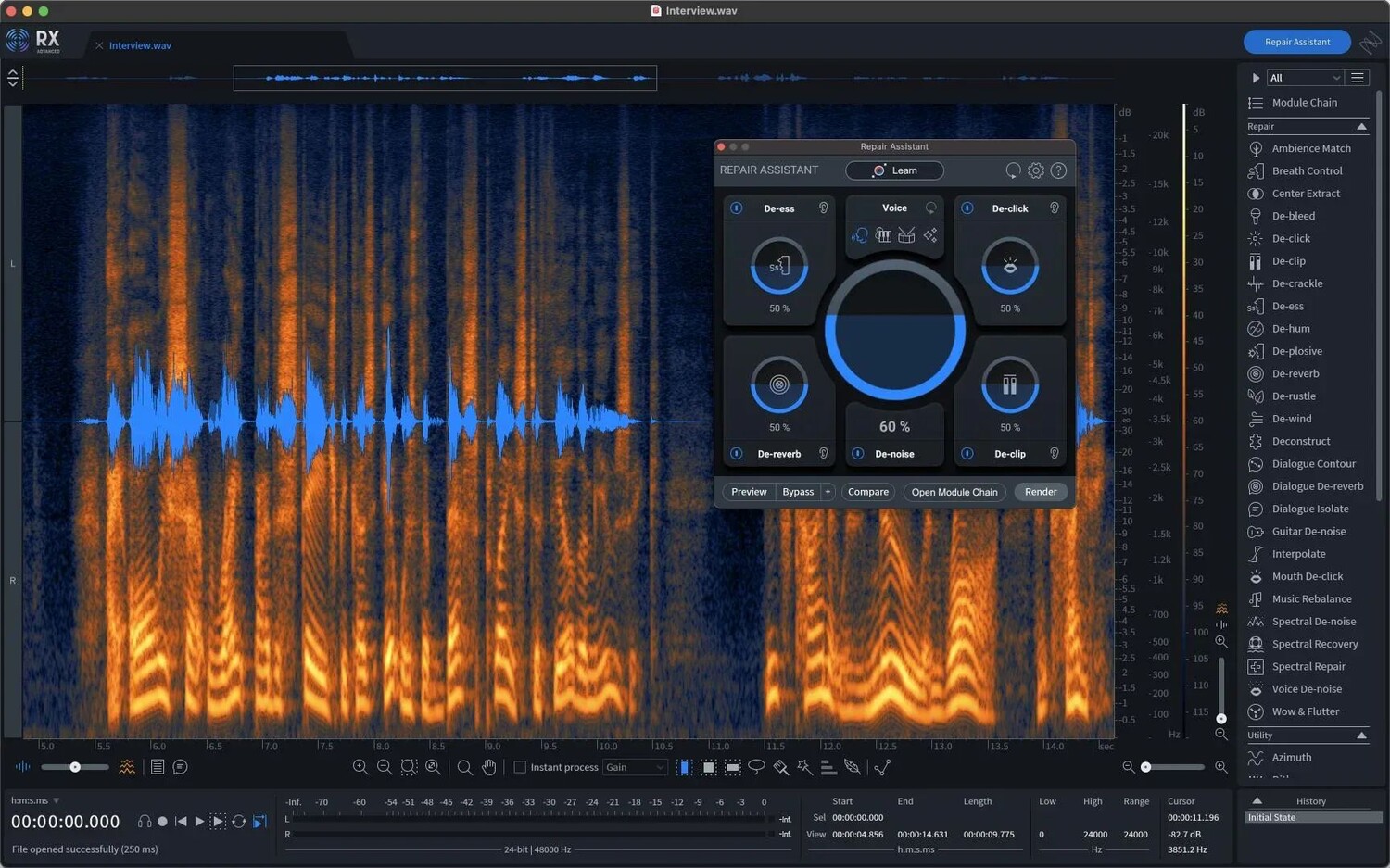 

iZotope RX 10 Advanced — обновление с RX Elements