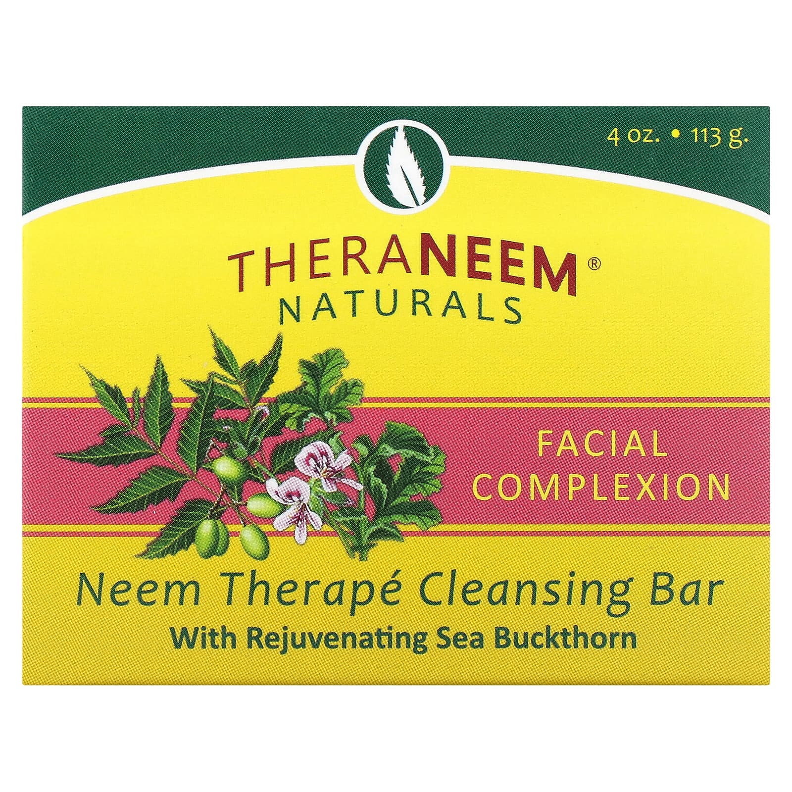 цена Theraneem Organix Neem Therape мыло для лица 4 унции