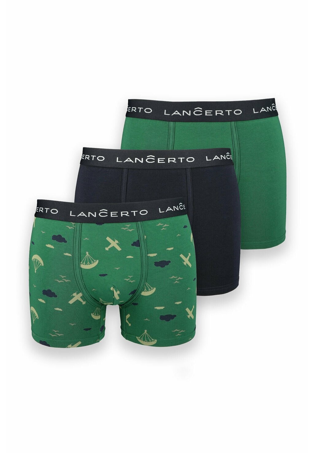 

Трусики 3 PACK Lancerto, зеленый