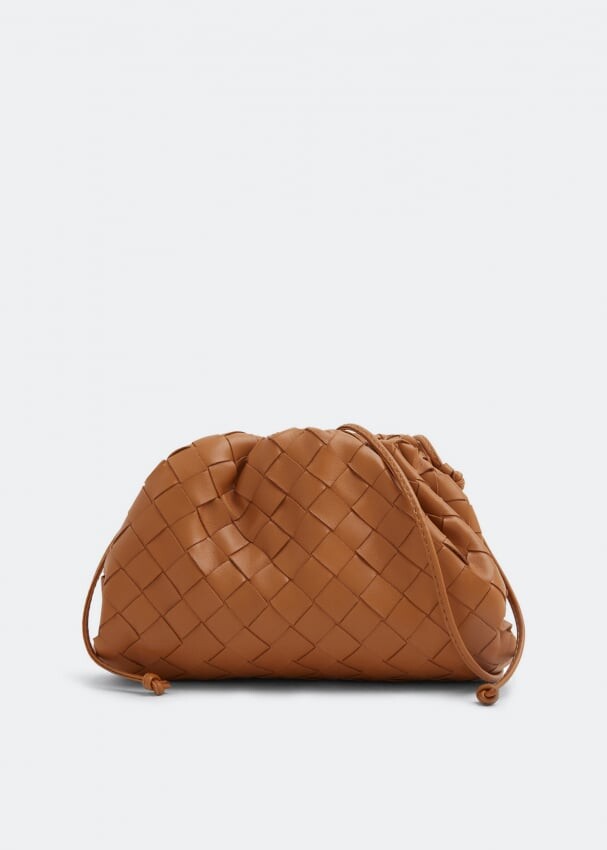 

Клатч Bottega Veneta Mini Pouch, коричневый