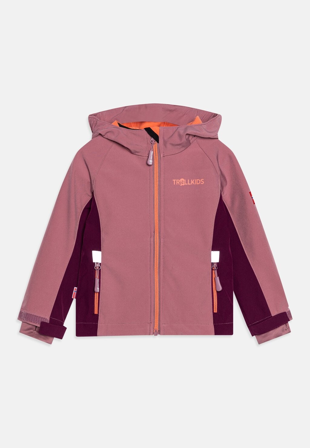 

Куртка Softshell GIRLS KRISTIANSAND UNISEX TrollKids, цвет orchid/mulberry/peach