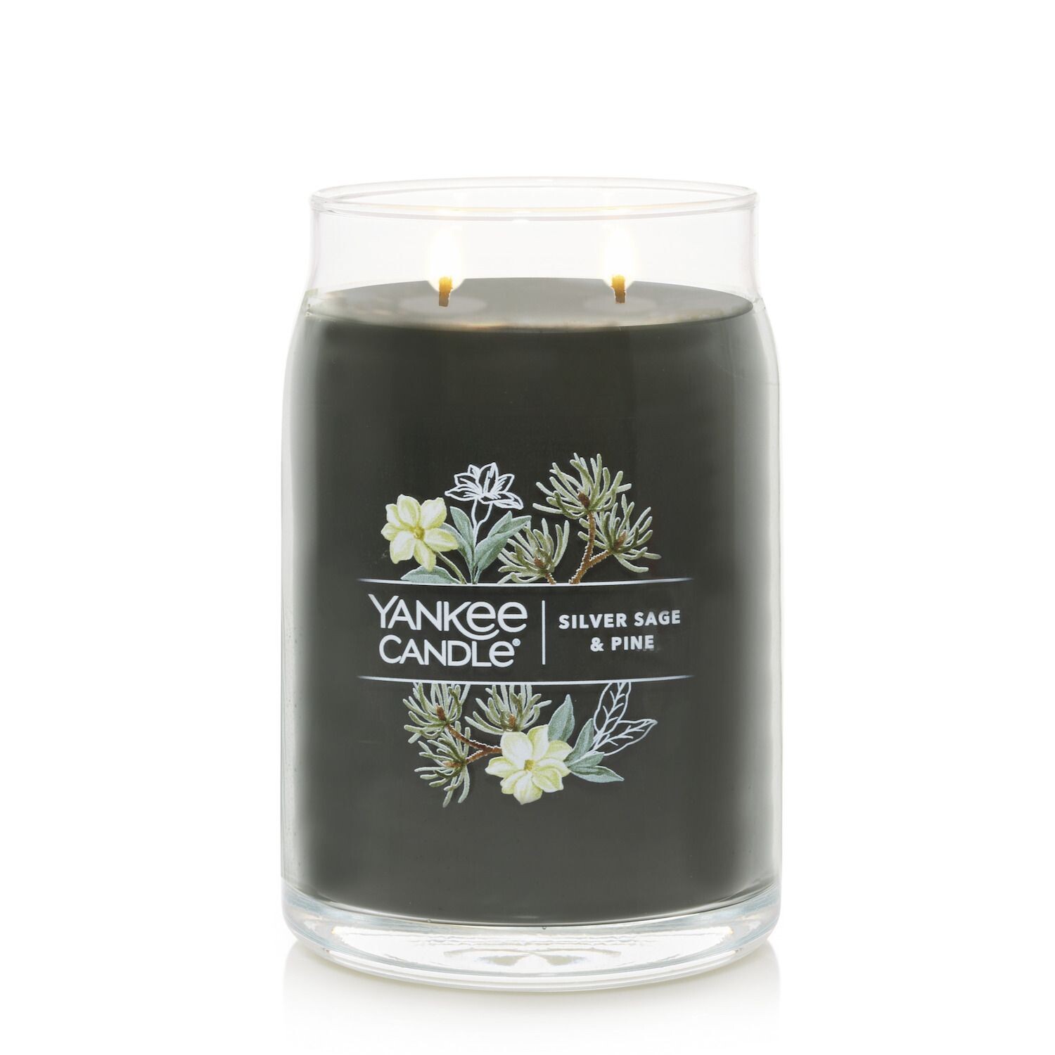 

Свеча Yankee Silver Sage & Pine Signature, 20 унций. Свеча Баночка